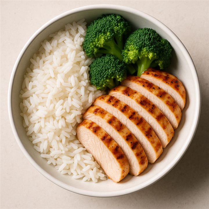 Chicken and rice bowl
